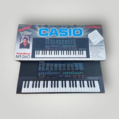 Casio MT-260 Tastiera Elettronica con Midi 49 Tasti 210 Suoni Tone Bank Sound - Immagine 1 di 4