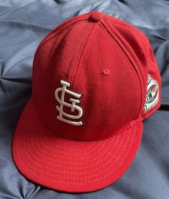 St Louis Cardinals Hat Cap - New Era - 7 5/8 Fitted - 2006 World Series - RARE - Image 1 of 4