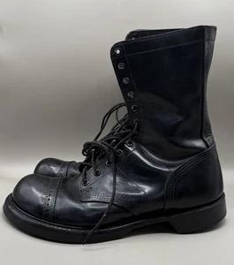 Botas de Salto de Combate Militar Marca HH Doble H 975 Puntera Superior Cuero EE. UU. 10 D - Imagen 1 de 6