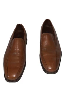 Zapatos de vestir sin cordones de cuero marrón Neil M talla 7,5D - Imagen 1 de 8