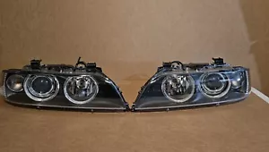 01-03 BMW E39 540i 525i 530i M5 EURO Set of 2 OEM Xenon Headlights Assembly - Foto 1 di 22