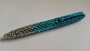 Crystallized Bling Bling Twist Blue Ink Ballpoint Pen (BLUE) - Afbeelding 1 van 5