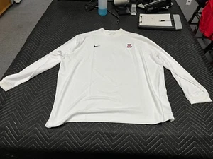 UA Nike Dri Fit Mock Turtle Neck Long Sleeve Shirt Embroidered Logos 4XL - Bild 1 von 5