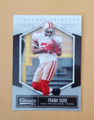 2010 Panini Classics Timeless Tributes Silver /100 Frank Gore #84 SP  - Image 1 of 4