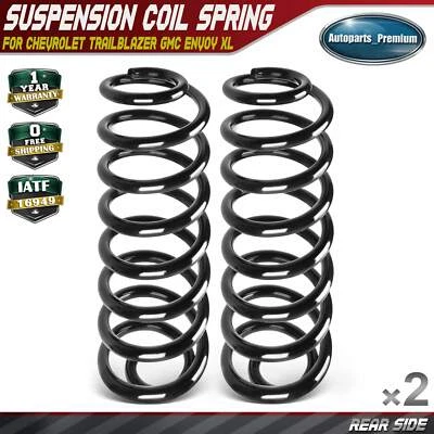 Juego de 2 muelles helicoidales para GMC Envoy XL 2002-2006 Chevrolet Trailblazer EXT trasero Foto 1 de 4