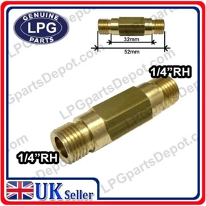 1/4x1/4 8mm extension fitting connector reducer joiner gas air - Picture 1 of 3