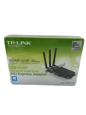 NEW - TP-Link Archer T9E AC1900 Wireless Dual Band PCI Express Adapter. - Image 1 of 4