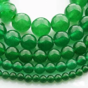 15" Strand Natural Malaysian Jade Stone Gemstone Beads lot 4mm 6mm 8mm 10mm 12mm - Picture 1 of 9