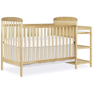 Anna 3-In-1 Full Size Crib and Changing Table Combo in Natural FREE SHIPPING - Picture 1 of 18