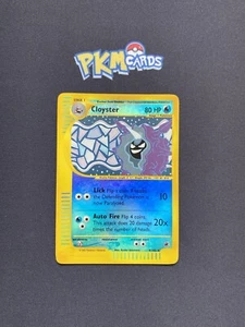 Juego de cartas coleccionables Pokémon Cloyster Expedition Base Set 8/165 holograma invertido raro LP. - Imagen 1 de 3