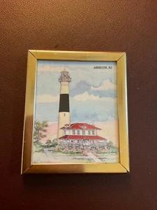 Absecon Lighthouse, Atlantic City, NJ Vintage Refrigerator Magnet 3 x 2.5” - Picture 1 of 2