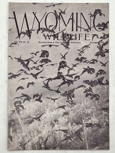 Wyoming Wildlife Magazine October 1955 K.F. Roahen Mallard Hunter's Dream - Imagen 1 de 3