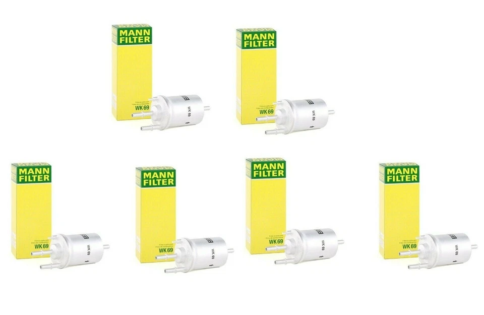 NOVO Conjunto de 6 Filtros de Combustível para Audi A3 TT Quattro VW Beetle Golf GTI Jetta Mann - Imagem 1 de 1