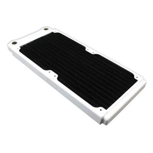 BITTE LESEN: XSPC TX240 120mm Ultradünner Doppellüfter Radiator - Weiß - Bild 1 von 6