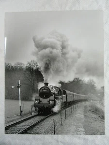 H079 - Locomotora de vapor 75027 en Bluebell Railway foto de 10 x 8" - Imagen 1 de 1