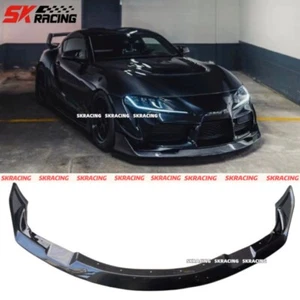 Kits de labios delanteros de fibra de carbono real para Toyota Supra A90 A91 MK5 2020-2023 - Imagen 1 de 16