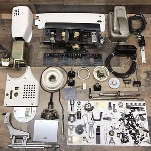 JC Penneys 6600 Sewing Machine *Spare Parts Lot* Pedal * Bobbin Case * - Picture 1 of 13