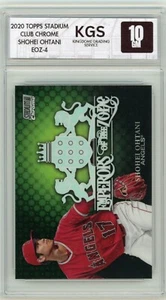 2020 Stadium Club Chrome Shohei Ohtani Gem Mint KGS 10 Emperor Of The Zone EOZ-4 - Bild 1 von 3