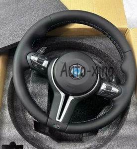 New Leather M Steering Wheel For BMW F10 F07 F11 F06 F82 1 2 3 4 5 Series M3 M5 - Picture 1 of 12
