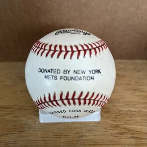 New York Mets Foundation Rawlings Official Logo Baseball Commemorative 1980’s - Picture 1 of 4