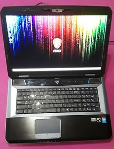 MSI GT70 Cyberpowerpc Fangbook laptop I7-4810mq 2.8-3.8Ghz 12GB 512GB SSD P4000 - Picture 1 of 10