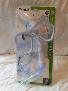 Aqua Leisure New In Package Snorkel & Scuba Dive Mask Purge Valve 12+Adult White - Picture 1 of 5