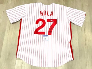 AARON NOLA Hand Signed Philadelphia Phillies Jersey PSA DNA CERT - Picture 1 of 3