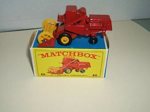 1967 Matchbox Claas Combine Harvester Original Box #65 - Picture 1 of 2