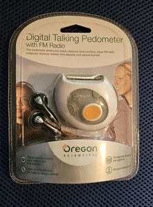 Podómetro parlante digital OREGON Scientific con radio fm PE829A - Imagen 1 de 4
