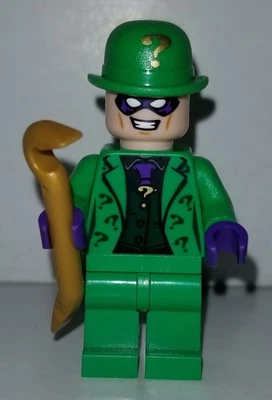 Lego Riddler minifigure from DC Batman Arkham Asylum set 76300, New & In Hand - Image 1 of 3