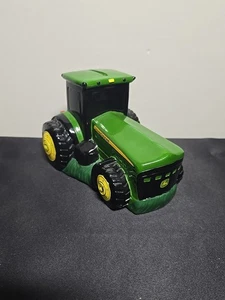 John Deere Collector series Farm Tractor Ceramic Savings Coin Bank - Picture 1 of 6