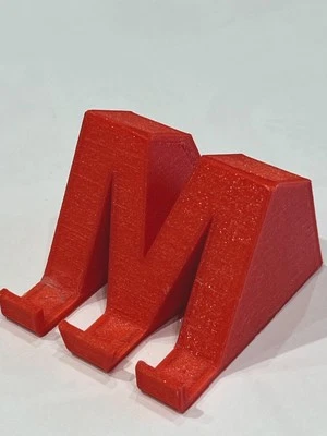 Supporto Tavolo Smartphone iPhone Tablet Stampa 3D Con Lettera Personalizzata - Immagine 1 di 4