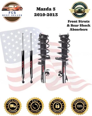 FCS Auto Parts Front Struts & Rear Shock Absorbers For Mazda 3 2010-2013 - Image 1 of 4