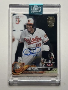 2024 Topps Archives Signature Adam Jones Auto /99 Orioles #15 - Picture 1 of 3