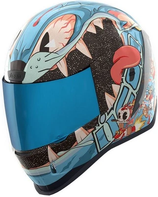 Icon Airform 9 Lives MIPS Motorcycle Helmet Blue - Image 1 of 4