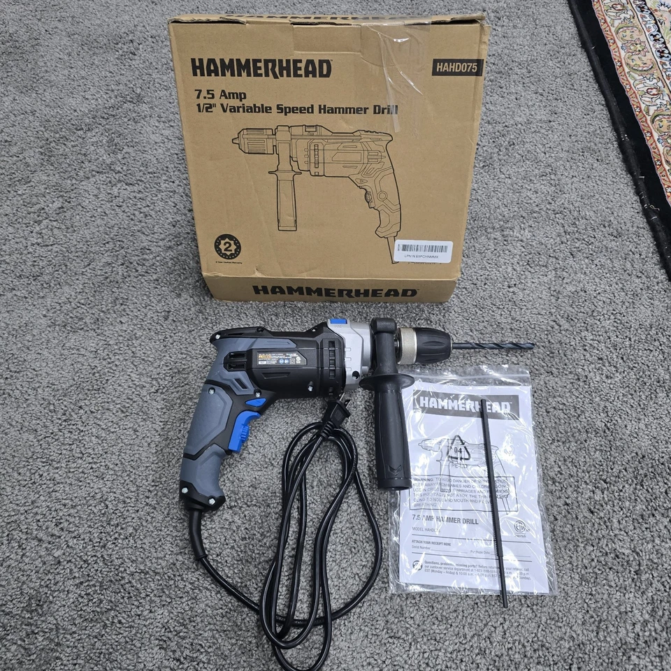 7.5 Amp1/2" Variable Speed Hammer Dri/ - Image 1 of 4