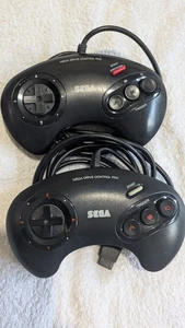 2 x Official Controller Joypad for Sega Mega Drive Console - fully cleaned #4 - Picture 1 of 9