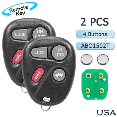 2 para Chevy Camaro Pontiac Firebird 1996-2002 mando a distancia sin llave AB01502T Foto 1 de 4
