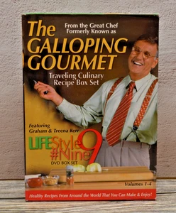 Travelling Culinary Recipe Box Set - Lifestyle #9  (4 DVDs) - Galloping Gourmet - Picture 1 of 4