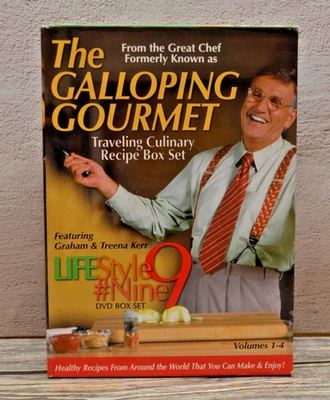 Travelling Culinary Recipe Box Set - Lifestyle #9  (4 DVDs) - Galloping Gourmet - Image 1 of 4