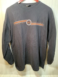 Harley-Davidson Motorcycles T-Shirt Erwachsene Large Langarm Schwarz Orange Indy - Bild 1 von 7