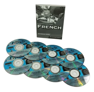 Learn to Speak French Language 8 Audio CD Set and 180 page Reference Book - Picture 1 of 2
