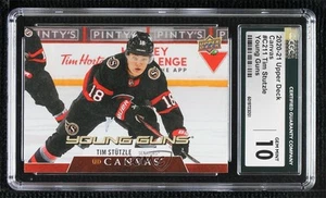 2020 Upper Deck UD Canvas Young Guns Tim Stutzle #C211 CGC 10 Gem Mint Rookie RC - Picture 1 of 3
