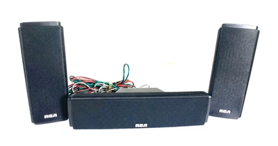 RCA RTD317W Surround Sound Speakers Left/Center/Right 4 ohm Speakers Tested! - Image 1 of 4