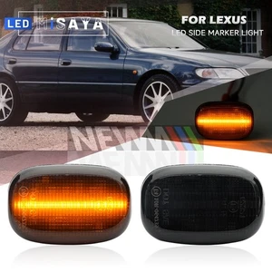 Smoked LED Side Indicator Repeater Light For Lexus RX300 RX350 RX400h GS300 - Picture 1 of 12