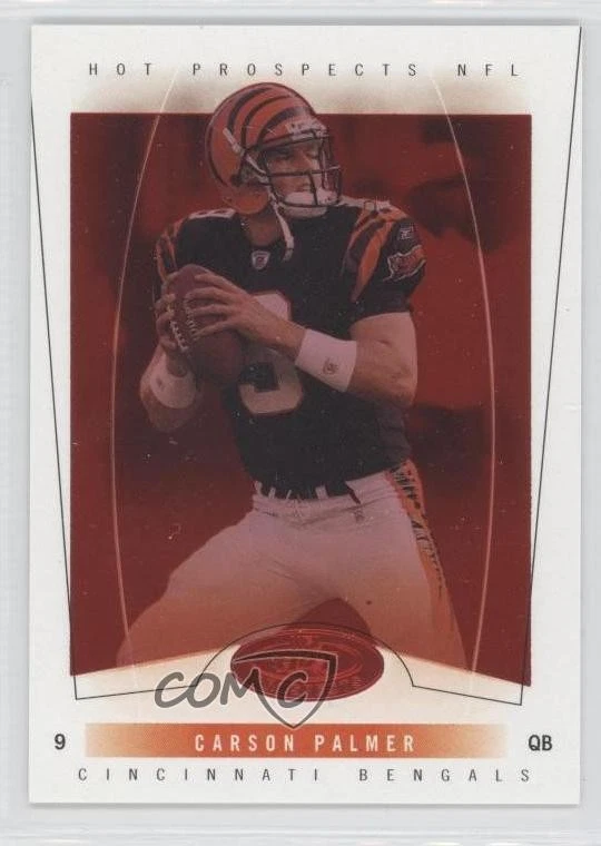 2004 Fleer Hot Prospects Red Hot /50 Carson Palmer #13 - Image 1 of 2
