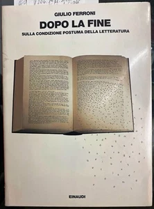(Letteratura) G. Ferroni - DOPO LA FINE - I EDIZIONE - Einaudi 1996 - Imagen 1 de 1