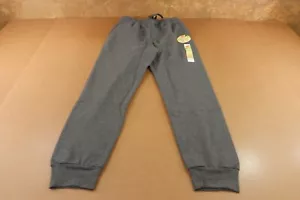 Hanes Eco Smart Mens Size Medium Charcoal Heather Fleece Jogger Sweatpants NWT - Picture 1 of 7