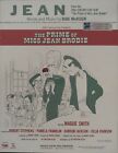 The Prime of Miss Jean Brodie Sheet Music 1969 Maggie Smith, Pamela Franklin