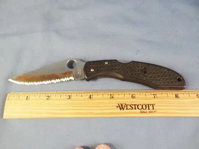 Cuchillo Plegable Spyderco Worker G-2 Mango TuFram Seki-Japón Foto 1 de 4